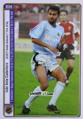 Cromo Ivan Ania / Serrano - Las Fichas De La Liga 2004-2005 n. 834 - Mundicromo