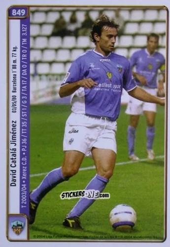Figurina Catalá / D.Marin - Las Fichas De La Liga 2004-2005 n. 849 - Mundicromo