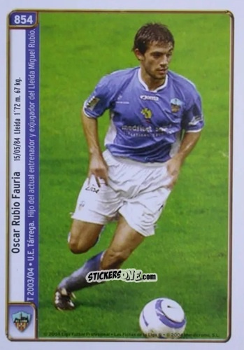 Sticker Escoda / O.Rubio - Las Fichas De La Liga 2004-2005 n. 854 - Mundicromo