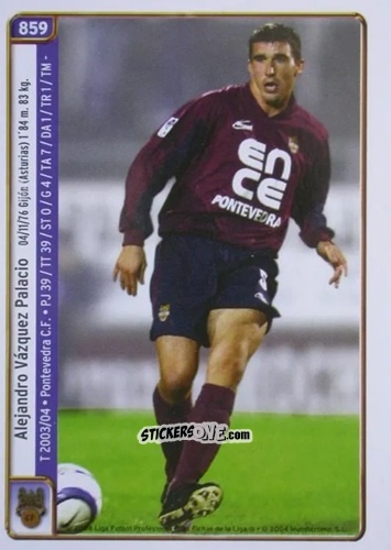 Figurina Rey / Vázquez - Las Fichas De La Liga 2004-2005 n. 859 - Mundicromo