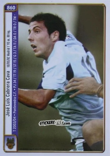 Cromo Charles / Cabrera - Las Fichas De La Liga 2004-2005 n. 860 - Mundicromo