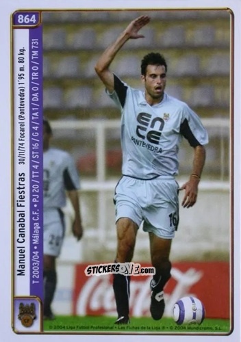 Figurina Canabal / J.Rodriguez - Las Fichas De La Liga 2004-2005 n. 864 - Mundicromo