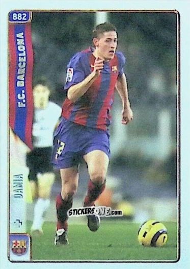 Cromo Damiá Abella Perez - Las Fichas De La Liga 2004-2005 n. 882 - Mundicromo