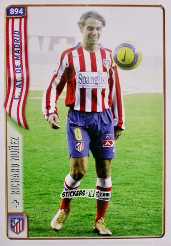 Sticker R. Nuñez - Las Fichas De La Liga 2004-2005 n. 894 - Mundicromo
