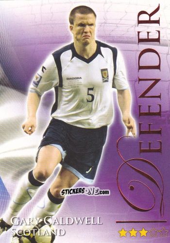Figurina Caldwell Gary - World Football Online 2010-2011. Series 2 n. 469r - Futera
