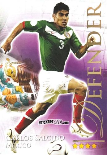 Cromo Salcido Carlos - World Football Online 2010-2011. Series 2 n. 532r - Futera
