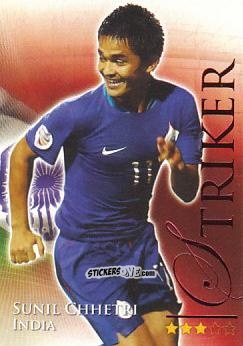 Cromo Chhetri Sunil - World Football Online 2010-2011. Series 2 n. 661r - Futera