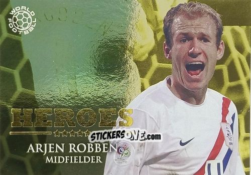 Figurina Robben Arjen - World Football Online 2010-2011. Series 2 n. HERSP35 - Futera