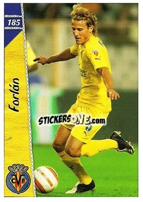 Figurina Forlán - Las Fichas De La Liga 2006-2007 n. 185 - Mundicromo
