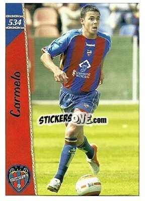 Figurina Carmelo - Las Fichas De La Liga 2006-2007 n. 534 - Mundicromo