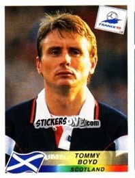 Figurina Tommy Boyd - Fifa World Cup France 1998 n. 35 - Panini
