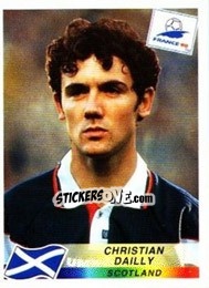 Cromo Christian Dailly - Fifa World Cup France 1998 n. 39 - Panini