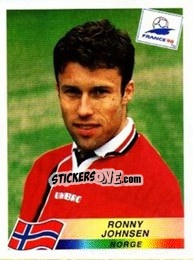 Figurina Ronny Johnsen - Fifa World Cup France 1998 n. 72 - Panini
