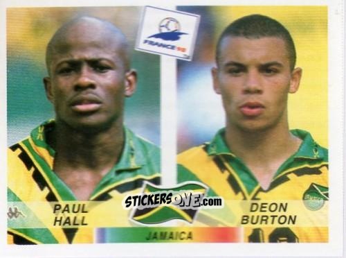 Cromo Paul Hall / Deon Burton - Fifa World Cup France 1998 n. 560 - Panini