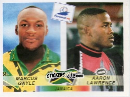 Cromo Marcus Gayle / Aaron Lawrence - Fifa World Cup France 1998 n. 561 - Panini