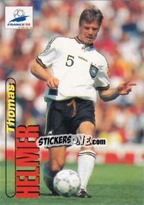 Figurina Thomas Helmer - FIFA World Cup France 1998. Trading Cards n. 24 - Panini