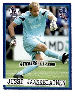 Figurina Jussi Jaaskelainen - English Premier League 2007-2008. Kick off n. 46 - Merlin
