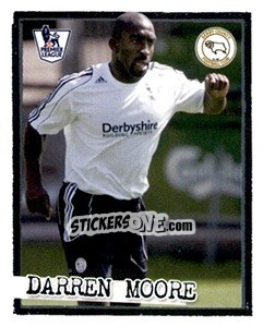 Cromo Darren Moore - English Premier League 2007-2008. Kick off n. 72 - Merlin