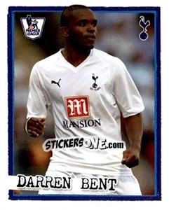Figurina Darren Bent - English Premier League 2007-2008. Kick off n. 112 - Merlin