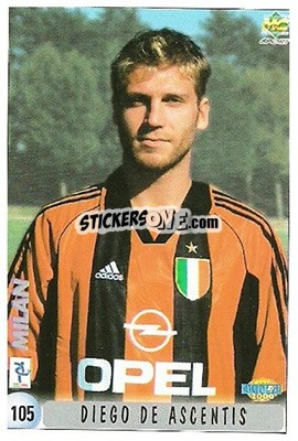 Cromo A. Shevchenko / D. De Ascentis - Calciatori 1999-2000 n. 105 - Mundicromo