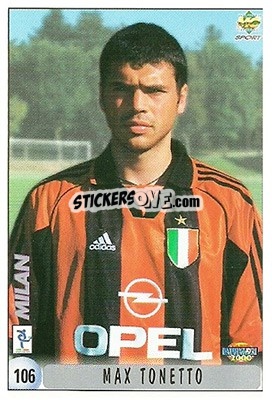 Cromo M. Ganz / M. Tonetto - Calciatori 1999-2000 n. 106 - Mundicromo