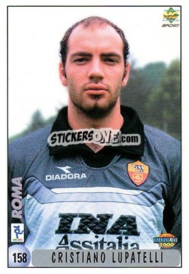 Sticker A. Mangone / C. Lupatelli - Calciatori 1999-2000 n. 158 - Mundicromo