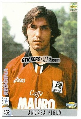 Sticker A. Pirlo / S. Warley - Calciatori 1999-2000 n. 452 - Mundicromo