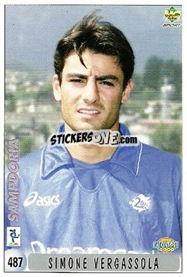 Sticker A. Cate / S. Vergassola - Calciatori 1999-2000 n. 487 - Mundicromo