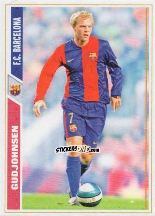 Cromo Gudjohnsen - Las Fichas De La Liga 2007-2008 n. 49 - Mundicromo