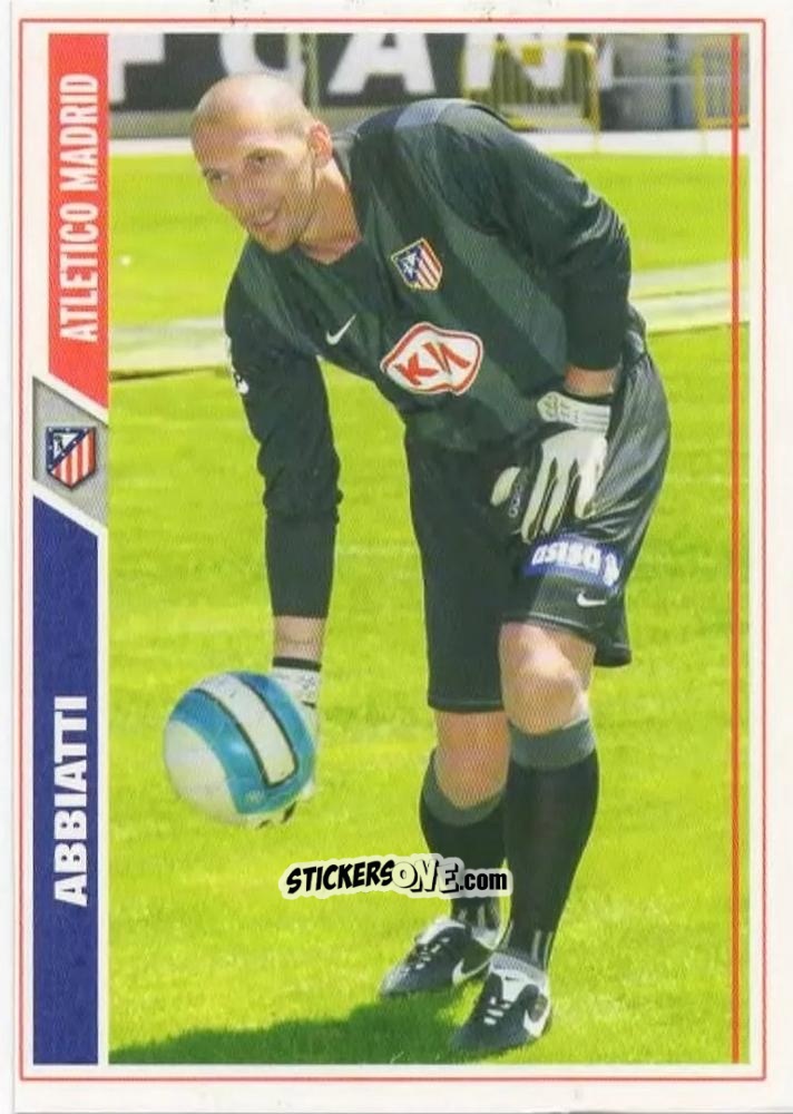 Figurina Abbiati - Las Fichas De La Liga 2007-2008 n. 168 - Mundicromo