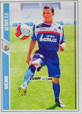Cromo Uche - Las Fichas De La Liga 2007-2008 n. 239 - Mundicromo