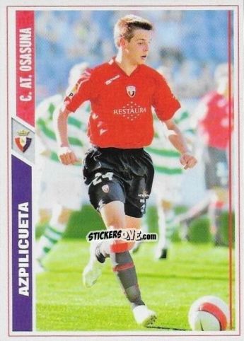 Figurina Azpilicueta - Las Fichas De La Liga 2007-2008 n. 362 - Mundicromo