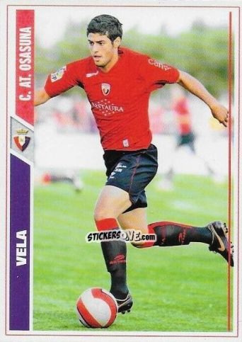 Figurina Vela - Las Fichas De La Liga 2007-2008 n. 372 - Mundicromo