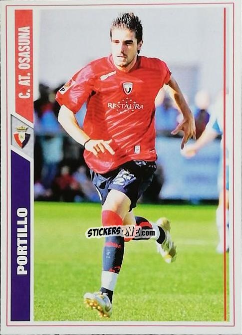 Figurina Portillo - Las Fichas De La Liga 2007-2008 n. 374 - Mundicromo