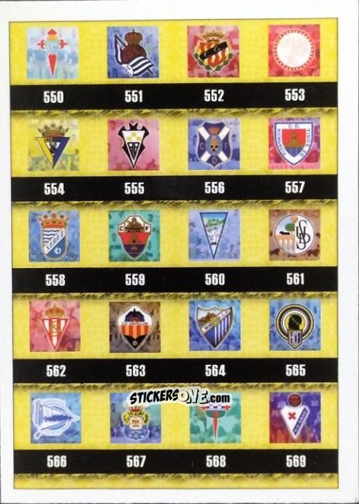 Sticker Indice - Las Fichas De La Liga 2007-2008 n. 572 - Mundicromo