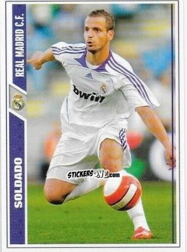 Cromo Soldado - Las Fichas De La Liga 2007-2008 n. 575 - Mundicromo