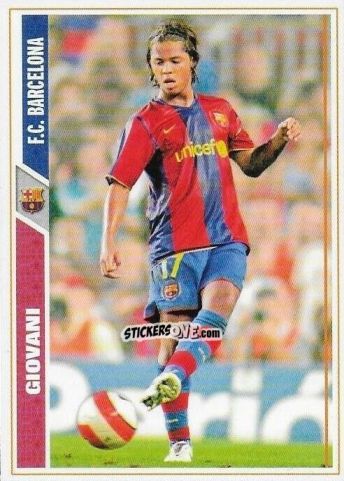 Figurina Giovani Dos Santos - Las Fichas De La Liga 2007-2008 n. 577 - Mundicromo