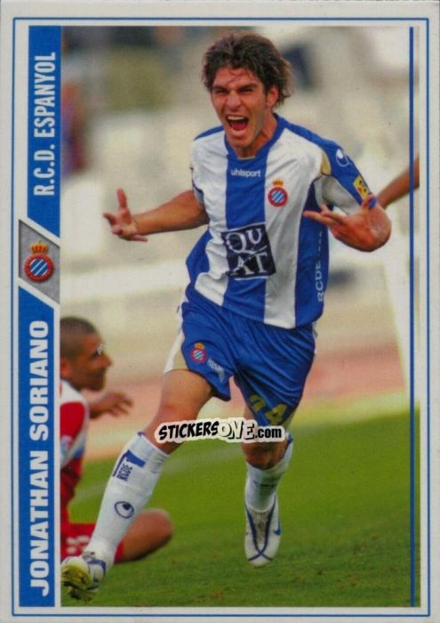 Cromo J.Soriano - Las Fichas De La Liga 2007-2008 n. 601 - Mundicromo