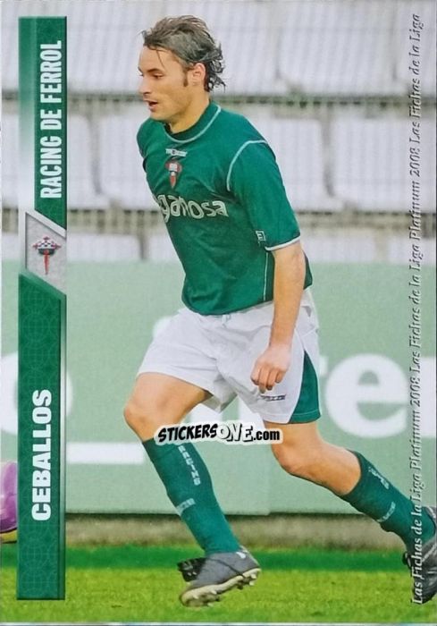 Cromo Ceballos - Las Fichas De La Liga 2007-2008 n. 1096 - Mundicromo