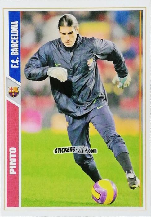 Cromo Pinto - Las Fichas De La Liga 2007-2008 n. 1163 - Mundicromo