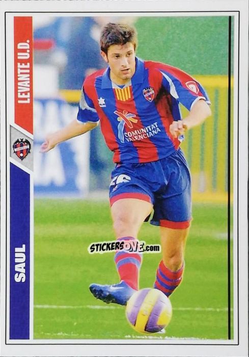 Figurina Saul - Las Fichas De La Liga 2007-2008 n. 1192 - Mundicromo