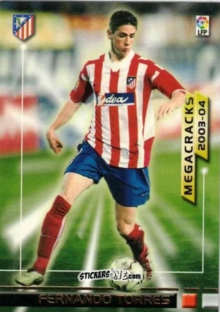 Cromo F.Torres - Liga 2003-2004. Megafichas n. 383 - Panini