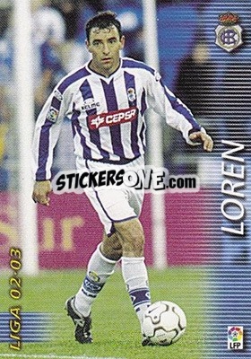 Figurina Loren - Liga 2002-2003. Megafichas n. 256 - Panini