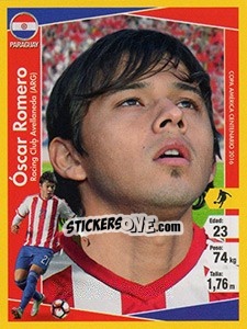 Cromo Óscar Romero - Copa América Centenario. USA 2016 n. 72 - Navarrete