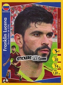 Cromo Franklin Lucena - Copa América Centenario. USA 2016 n. 204 - Navarrete