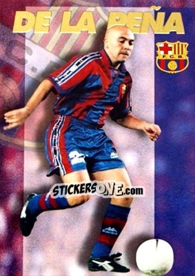 Cromo De La Pena - FC Barcelona 1996-1997 n. 56 - Panini