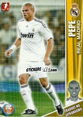 Figurina Pepe - Megacraques 2009-2010 n. 129 - Panini