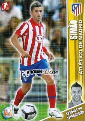 Cromo Simao - Megacraques 2009-2010 n. 133 - Panini
