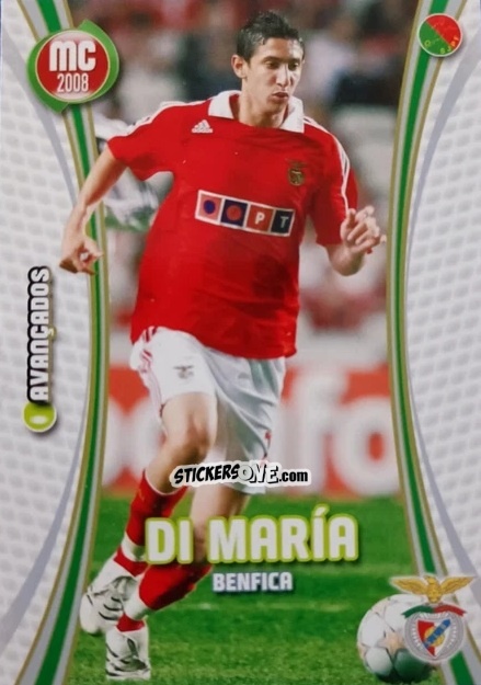 Figurina Di María - Megacraques 2007-2008 n. 111 - Panini