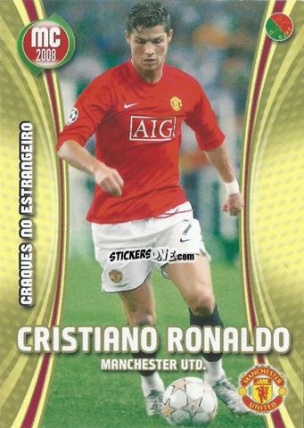 Figurina Cristiano Ronaldo - Megacraques 2007-2008 n. 119 - Panini
